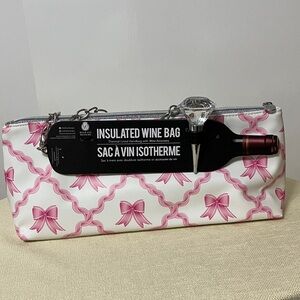 Insulated Wine Bag w/Faux Diamond Stopper